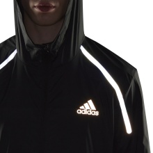 adidas Running Training Jacket Marathon WIND.RDY (360° reflective design, slim fit) black Men